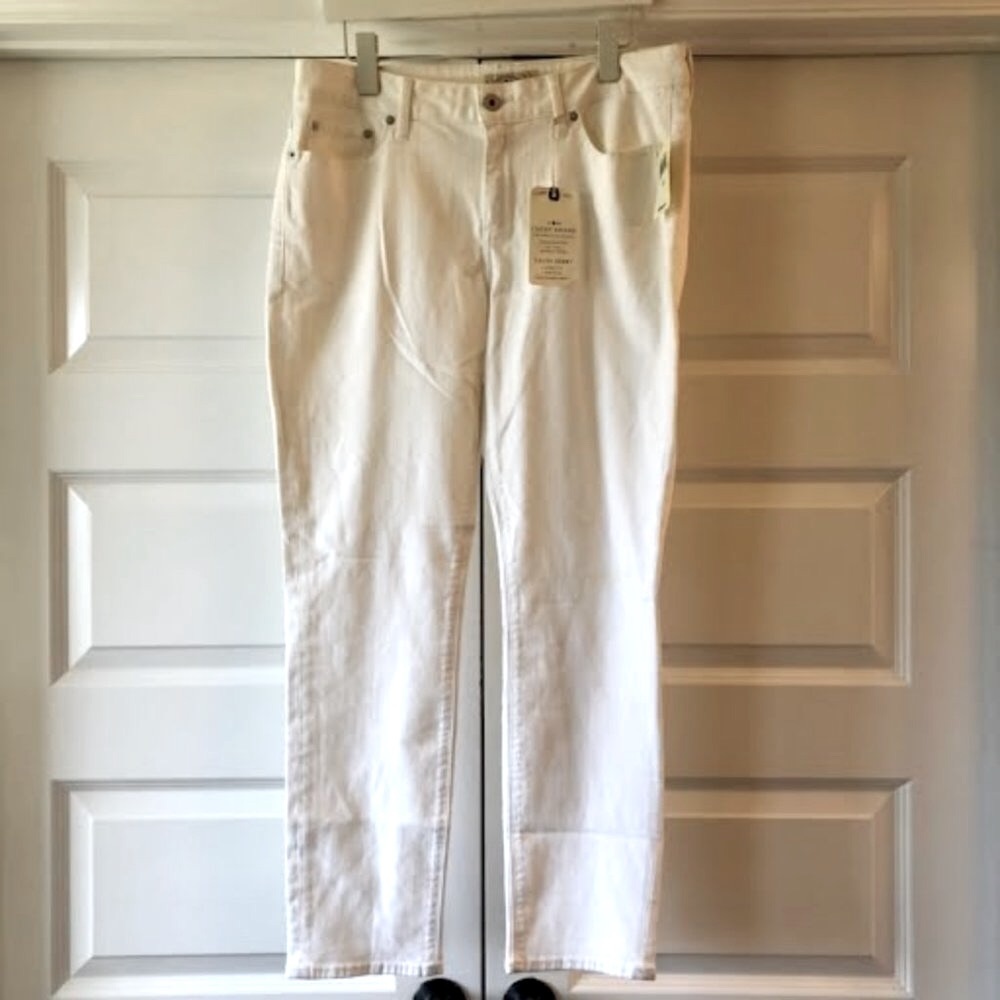 NWT LUCKY BRAND Lolita Skinny Fit Mid-rise Curvy White Jeans 32 - Picture 5 of 7